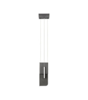 Totem Integrated LED Pendant Ceiling Light Silver Grey Triac Dimmable LED 11W 464lm 3000K-1
