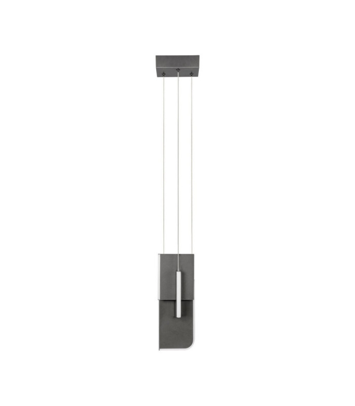 Totem Integrated LED Pendant Ceiling Light Silver Grey Triac Dimmable LED 11W 464lm 3000K-1