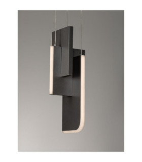 Totem Integrated LED Pendant Ceiling Light Silver Grey Triac Dimmable LED 11W 464lm 2700K-2