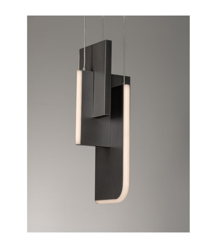 Totem Integrated LED Pendant Ceiling Light Silver Grey Triac Dimmable LED 11W 464lm 2700K-2