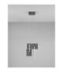 Totem Integrated LED Pendant Ceiling Light Silver Grey Triac Dimmable LED 20W 796lm 3000K-3
