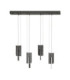 Totem Bar Pendant Ceiling Light Silver Grey Triac Dimmable LED 36W 1676lm 3000K-1