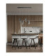 Totem Bar Pendant Ceiling Light Silver Grey Triac Dimmable LED 36W 1676lm 3000K-2