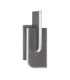 Totem Integrated LED Wall Lamp Silver Grey Triac Dimmable LED 9W 382lm 3000K-1