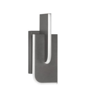 Totem Integrated LED Wall Lamp Silver Grey Triac Dimmable LED 9W 382lm 3000K-1