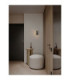 Totem Integrated LED Wall Lamp Silver Grey Triac Dimmable LED 9W 382lm 3000K-2