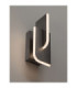 Totem Integrated LED Wall Lamp Silver Grey Triac Dimmable LED 9W 382lm 3000K-5