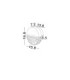 Dorin Bathroom Wall Lamp Black Brass Gold Clear White Cloud Triac Dimmable LED 7W 431lm IP44 2700K-7