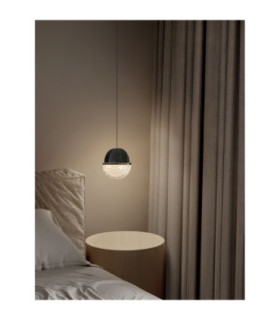 Dorin Slim Pendant Ceiling Light Black Brass Gold Clear White Cloud Triac Dimmable LED 7W 408lm 3000K-2