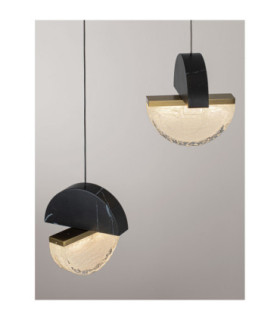 Dorin Cluster Pendant Ceiling Light Black Brass Gold Clear White Cloud Triac Dimmable LED 18W 1206lm 2700K-2