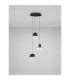 Dorin Cluster Pendant Ceiling Light Black Brass Gold Clear White Cloud Triac Dimmable LED 18W 1206lm 2700K-3