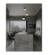 Dorin Cluster Pendant Ceiling Light Black Brass Gold Clear White Cloud Triac Dimmable LED 18W 1206lm 2700K-6