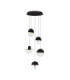 Dorin Cluster Pendant Ceiling Light Black Brass Gold Clear White Cloud Triac Dimmable LED 30W 2168lm 2700K-1