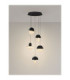 Dorin Cluster Pendant Ceiling Light Black Brass Gold Clear White Cloud Triac Dimmable LED 30W 2168lm 2700K-4