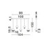 Dorin Bar Pendant Ceiling Light Black Brass Gold Clear White Cloud Triac Dimmable LED 30W 2168lm 3000K-2