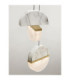 Dorin Cluster Pendant Ceiling Light White Brass Gold Clear White Cloud Triac Dimmable LED 30W 2168lm 2700K-3