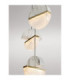 Dorin Cluster Pendant Ceiling Light White Brass Gold Clear White Cloud Triac Dimmable LED 30W 2168lm 2700K-4