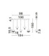 Dorin Bar Pendant Ceiling Light White Brass Gold Clear White Cloud Triac Dimmable LED 30W 2168lm 2700K-5
