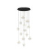 Dorin Cluster Pendant Ceiling Light White Brass Gold Clear White Cloud Triac Dimmable LED 72W 5040lm 3000K-1