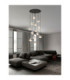 Dorin Cluster Pendant Ceiling Light White Brass Gold Clear White Cloud Triac Dimmable LED 72W 5040lm 3000K-2