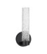 Zelon Integrated LED Wall Lamp Matt Black Clear Triac Dimmable LED 6W 301lm 3000K-1
