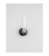 Zelon Integrated LED Wall Lamp Matt Black Clear Triac Dimmable LED 6W 301lm 3000K-3