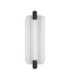 Emery Integrated LED Wall Lamp Matt Black Clear LED 13W 711lm 3000K-1