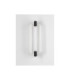 Emery Integrated LED Wall Lamp Matt Black Clear LED 13W 711lm 3000K-3