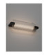 Emery Integrated LED Wall Lamp Matt Black Clear LED 13W 711lm 3000K-5