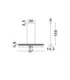 Emery Bar Pendant Ceiling Light Matt Black Clear Triac Dimmable LED 20W 1317lm 3000K-2
