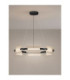 Emery Integrated LED Pendant Ceiling Light Matt Black Clear Triac Dimmable LED 48W 3332lm 3000K-4