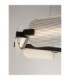 Emery Integrated LED Pendant Ceiling Light Matt Black Clear Triac Dimmable LED 48W 3332lm 3000K-5