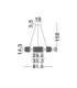 Emery Integrated LED Pendant Ceiling Light Matt Black Clear Triac Dimmable LED 48W 3332lm 3000K-7