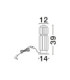 Liessa Integrated LED Table Lamp Sandy Black Clear LED 7W 267lm 3000K Switch On/Off-7