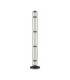 Liessa LED Integrated Floor Lamp Sandy Black Clear LED 23W 934lm 3000K-1