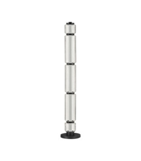 Liessa LED Integrated Floor Lamp Sandy Black Clear LED 23W 934lm 3000K-1