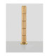Vesper LED Integrated Floor Lamp Amber Glossy Gold Dimmable LED 33W 2310lm 3000K-3