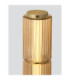 Vesper LED Integrated Floor Lamp Amber Glossy Gold Dimmable LED 33W 2310lm 3000K-5
