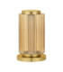 Vesper Integrated LED Table Lamp Amber Glossy Gold Dimmable LED 10W 700lm 3000K-1