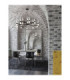 Century Multi Arm Pendant Ceiling Light Matt Black Clear Frost LED G9 30x5W-2