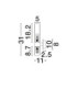 Century Wall Lamp Matt Black Clear Frost LED G9 2x5W-6