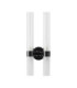 Century Wall Lamp Matt Black Clear Frost LED G9 4x5W-1