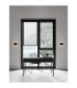 Century Wall Lamp Matt Black Clear Frost LED G9 4x5W-2