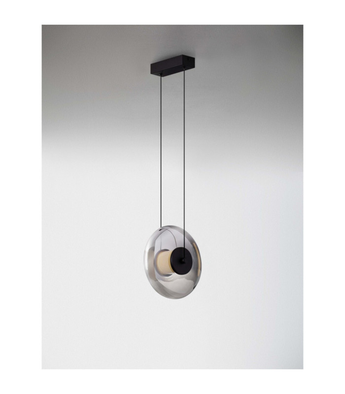 Ballet Integrated LED Pendant Ceiling Light Sandy Black Smokey Grey Triac Dimmable LED 8W 221lm 3000K-4
