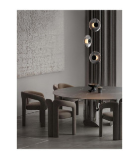 Ballet Cluster Pendant Ceiling Light Sandy Black Smokey Grey Triac Dimmable LED 24W 660lm 3000K-2