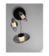 Ballet Cluster Pendant Ceiling Light Sandy Black Smokey Grey Triac Dimmable LED 24W 660lm 3000K-5