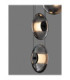 Ballet Cluster Pendant Ceiling Light Sandy Black Smokey Grey Triac Dimmable LED 40W 1100lm 3000K-5