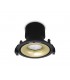 LED Recessed Round Downlight, Black/Gold, 60 deg. Beam Angle, 760lm, 3000K, IP20, DRIVER NOT INC. - 2