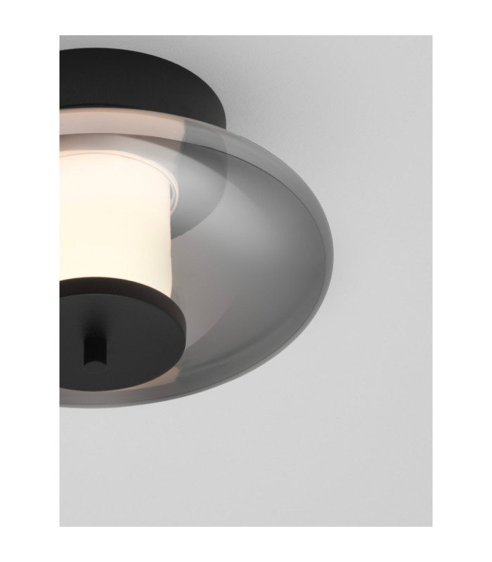 Ballet Globe Ceiling Light Sandy Black Smokey Grey Triac Dimmable LED 8W 221lm 3000K-5