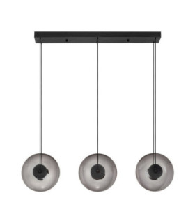 Ballet Bar Pendant Ceiling Light Sandy Black Smokey Grey Triac Dimmable LED 24W 660lm 3000K-1